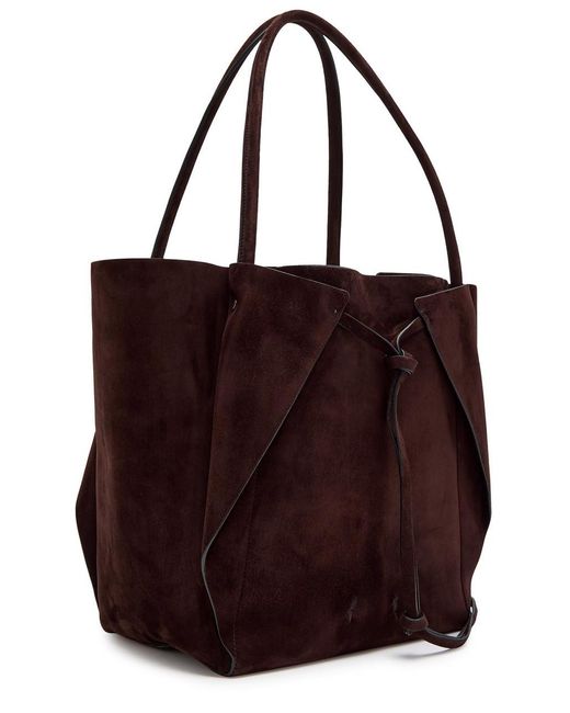 Gabriela Hearst Red Marija Suede Tote Bag