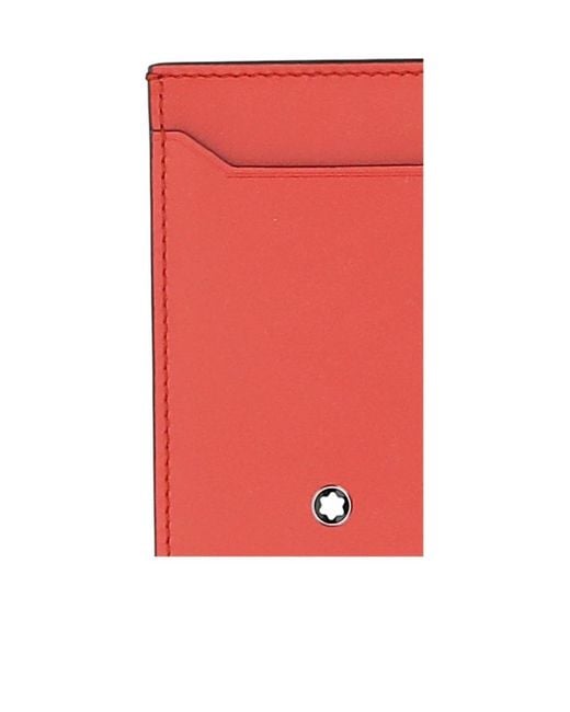 Montblanc Red Logo Card Bag for men