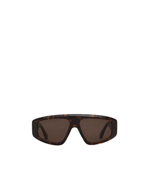 Alaïa Multicolor Aviator Mask Sunglasses
