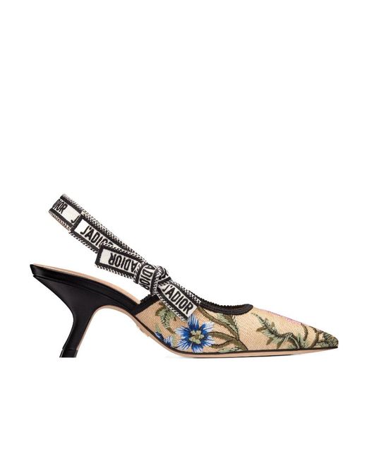 Dior Metallic J'A Slingback Pump