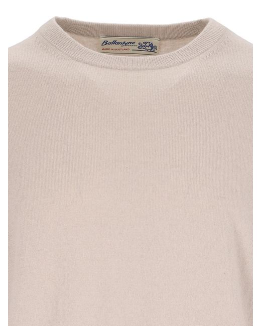 Ballantyne Natural Long-Sleeved Sweater for men