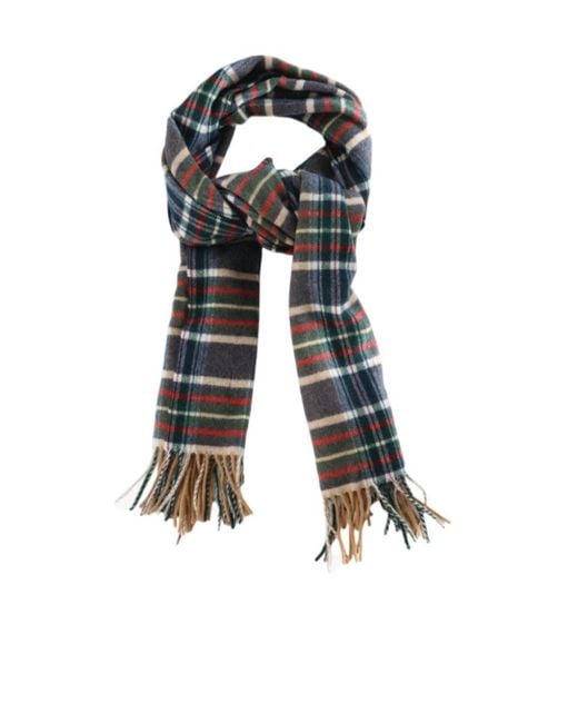 Polo Ralph Lauren Black Blend Plaid Scarf for men