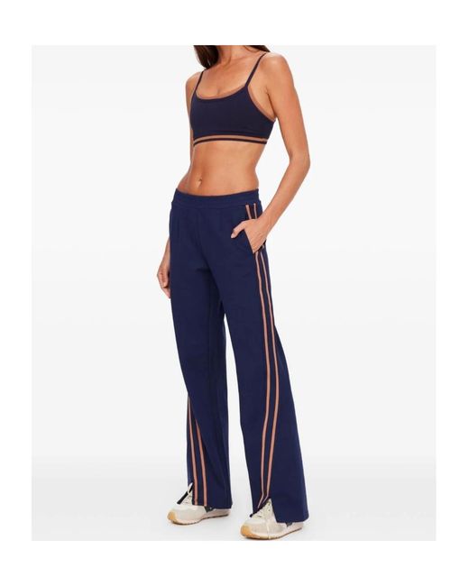 The Upside Blue Toledo Petra Stripe Flared Track Pants