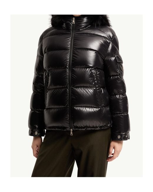 Moncler Black Hypolais Short Down Jacket