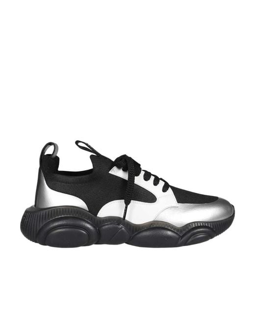 Moschino White Logo Sports Shoes for men