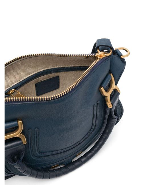 Chloé Blue Chloé Marcie Small Tote Bag