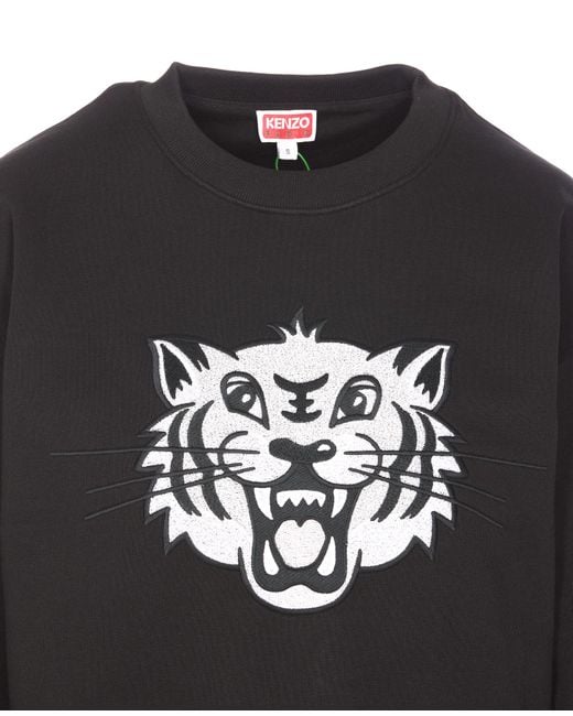 KENZO Gray Round-Neck Knitwear