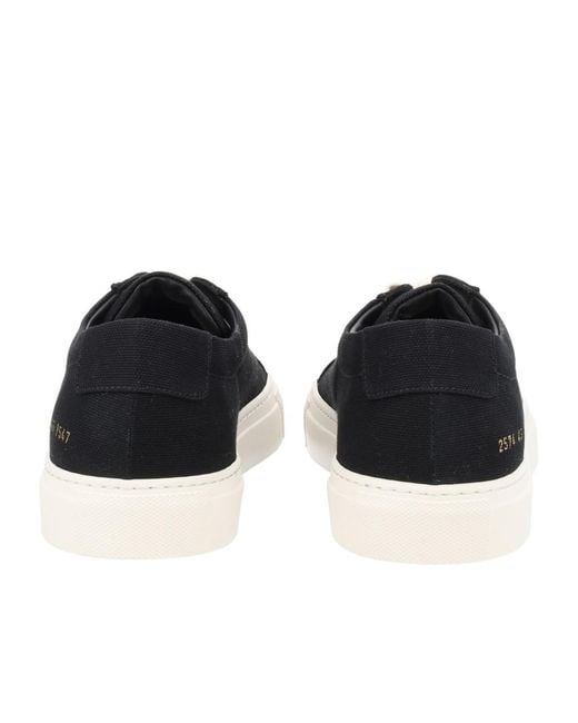 Common Projects Blue Achilles Nubuck Lace-Up Sneakers for men