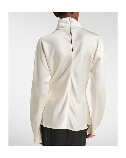 Rohe White Satin Top