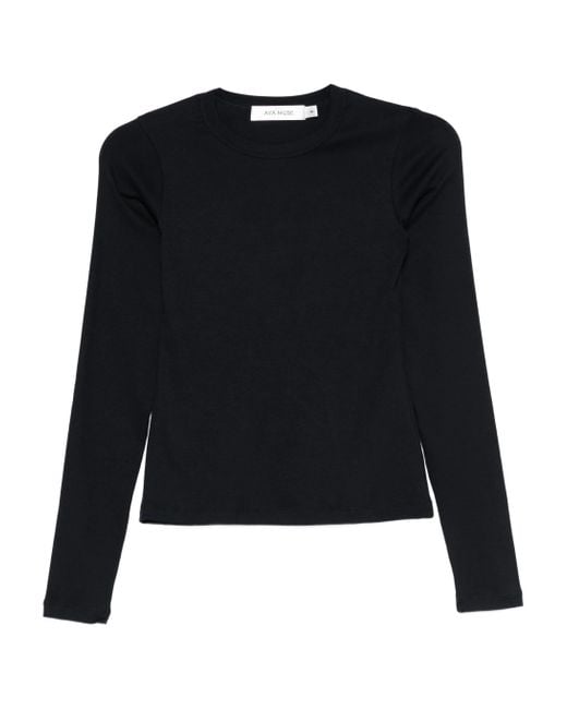 AYA MUSE Black Long-Sleeve T-Shirt