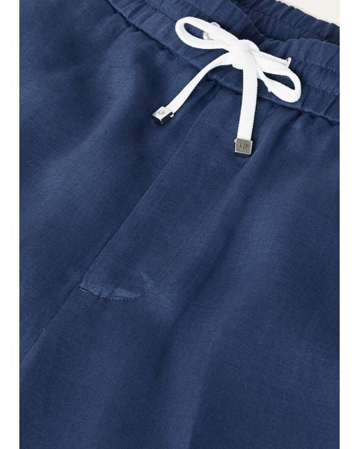 Loro Piana Blue Logo Casual Pants for men