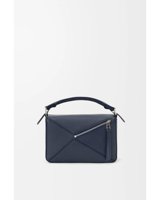 Loewe Blue Small Layered Puzzle Bag