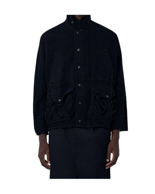 Junya Watanabe Blue Filson High-Neck Jacket for men