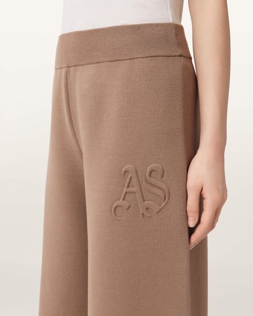 AllSaints Brown Sonny Knitted Trouser