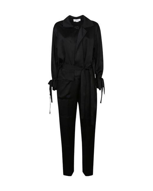 Victoria Beckham Black Work Jumpsuit