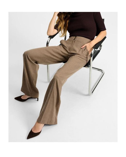 Veronica Beard Natural Waisted Trouser