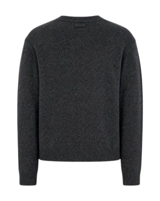 Moschino Black Long-Sleeved Sweater
