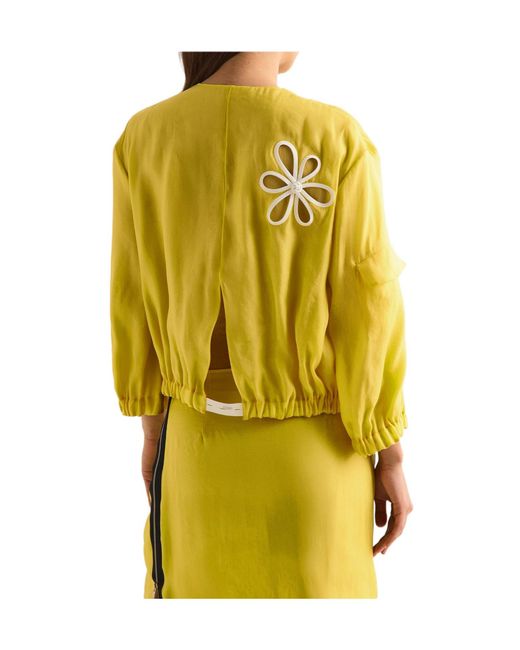 Fendi Yellow Softshell Jacket
