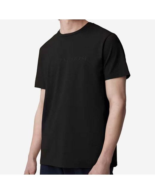 Canada Goose Black Logo-Embroidered T-Shirt for men