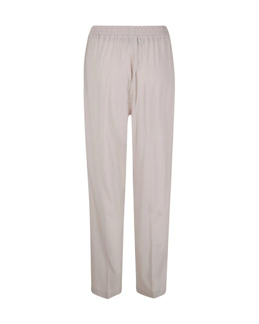 Seventy Gray Elasticated-Waist Trousers