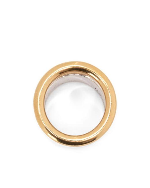 Loewe White Nappa Knot Ring