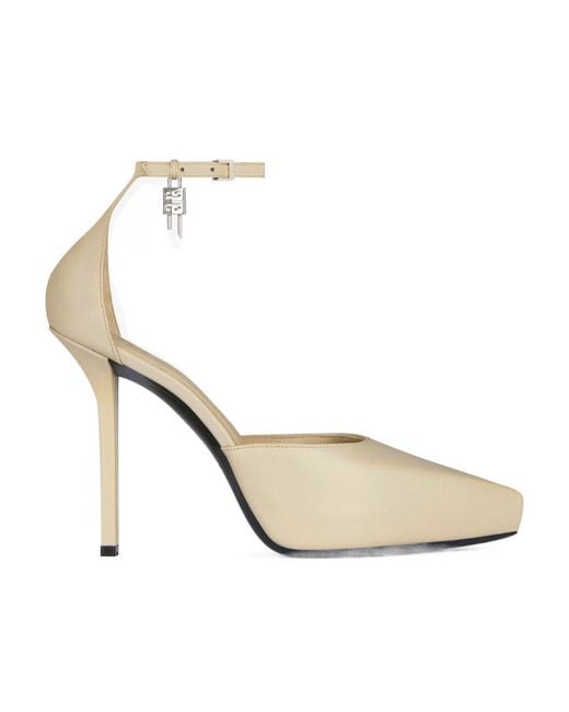 Givenchy Metallic G-Lock Platform Pumps