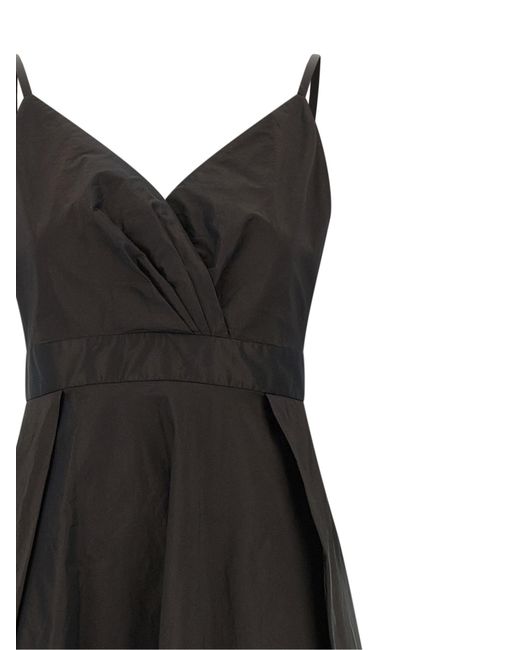Pinko Black Maxi Dress With Bodice