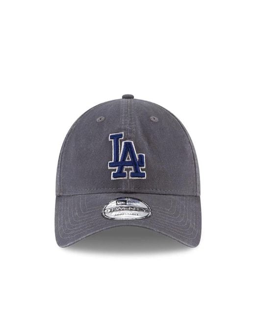 KTZ Gray La Dodgers Mlb Core Classic 9Twenty Adjustable Cap for men