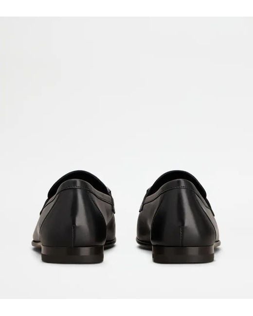 Tod's Black Penny-Bar Loafers for men