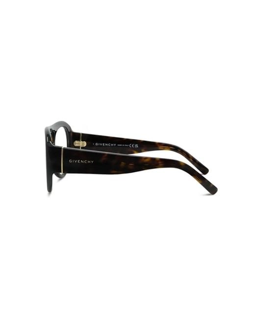 Givenchy White Eyewear Pilot Frame Glasses