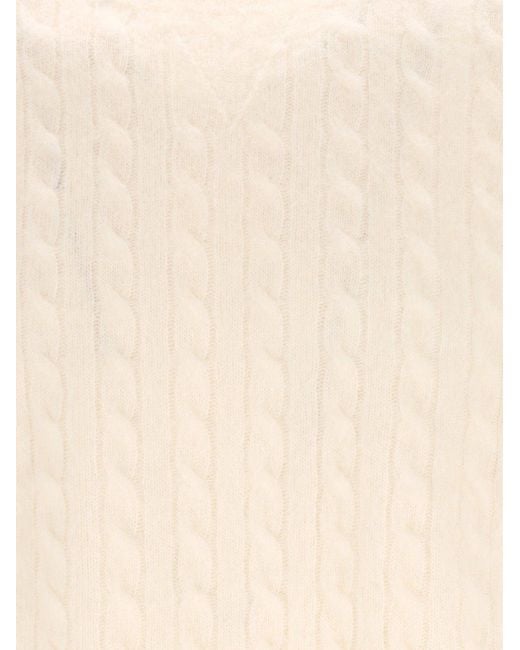 Eleventy White Long-Sleeved Knitwear for men