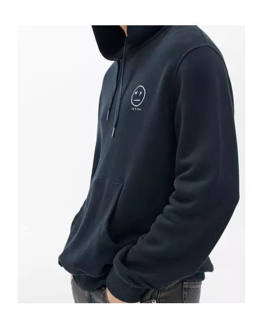 Rag & Bone Blue Long Sleeve Hooded Sweatshirt for men