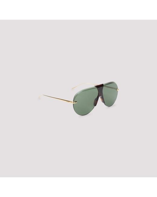 Loewe Green Safari Shield Sunglasses