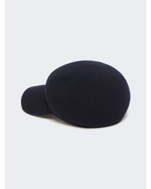 Weekend by Maxmara Blue Wool Baseball Hat