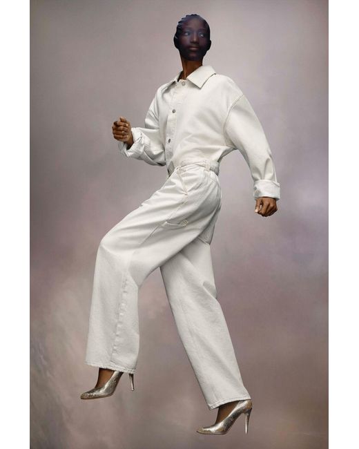 Maison Margiela White Wide-Leg Jeans
