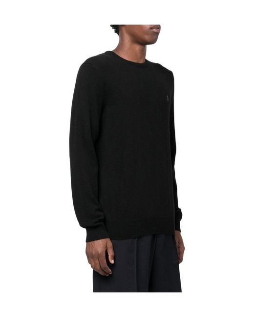 Polo Ralph Lauren Gray Polo Pony Embroidered Knitted Jumper for men