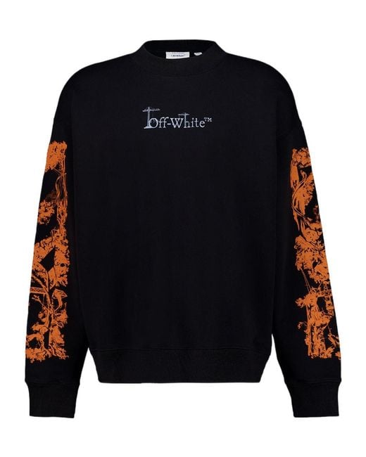 Off-White c/o Virgil Abloh Blue Long-Sleeve Sweatshirt for men