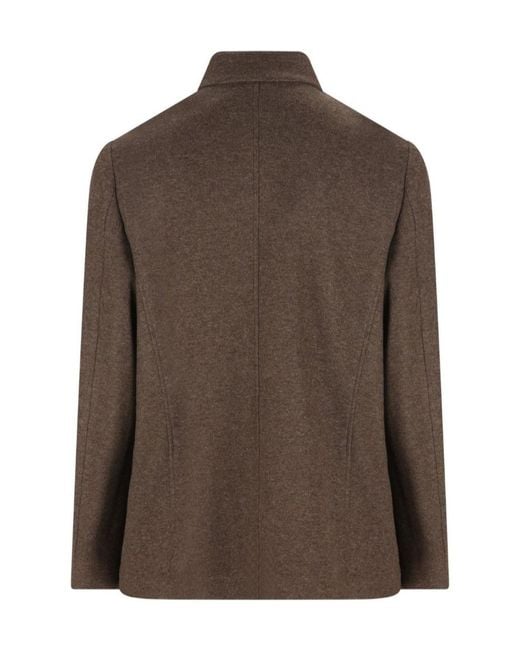 Loro Piana Brown Spagna Button-Up Jacket for men