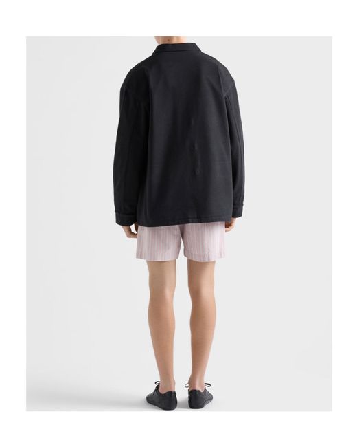 Prada Black Cotton Jacket for men