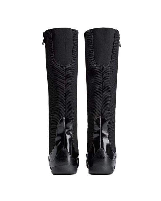 Adidas Black Originals X Miaou Zipped Round Toe Boots