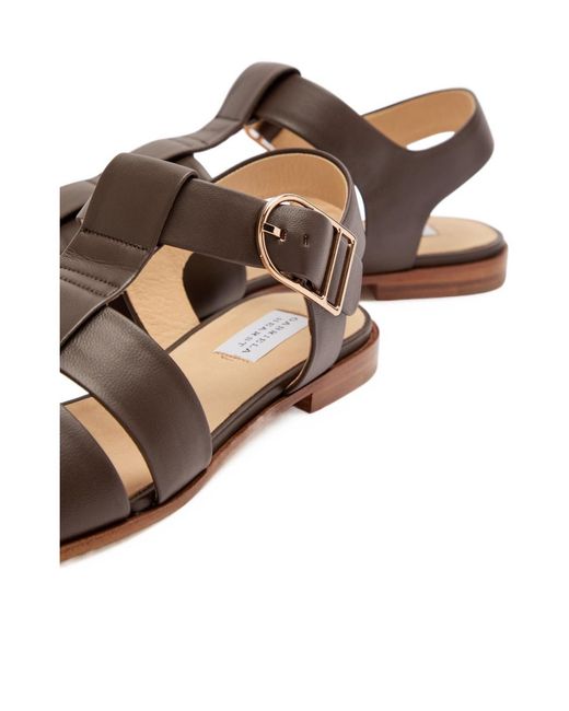 Gabriela Hearst Brown Leather Sandals