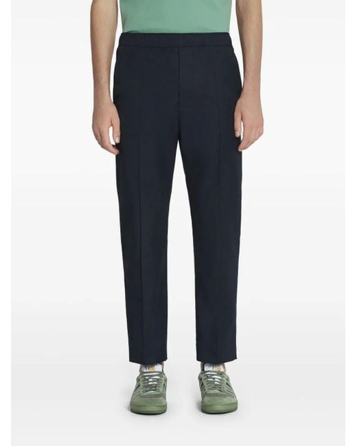 Lanvin Blue Elastic Waistband Pants for men