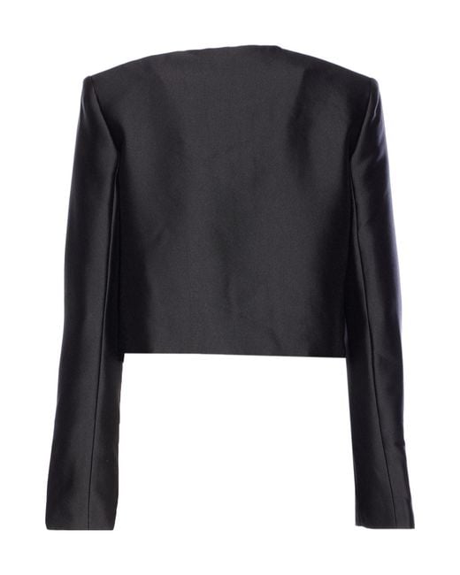 Self-Portrait Black Embellished Trim Jacket