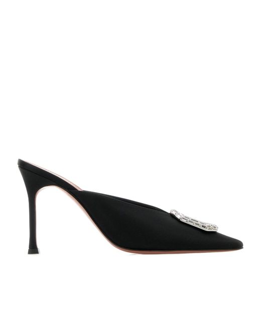 AMINA MUADDI Black High-Heeled Sandals