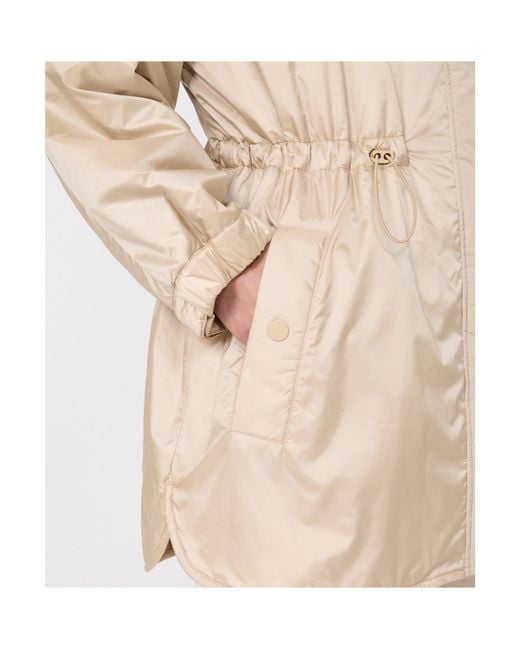 Weekend by Maxmara Natural Reversible Water-Repellent Canvas Padded Parka