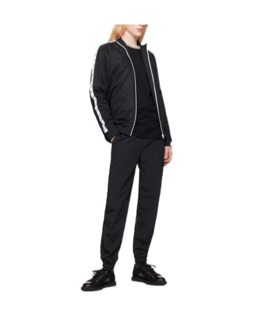 Fred Perry Black Logo Zipper Jacket for men