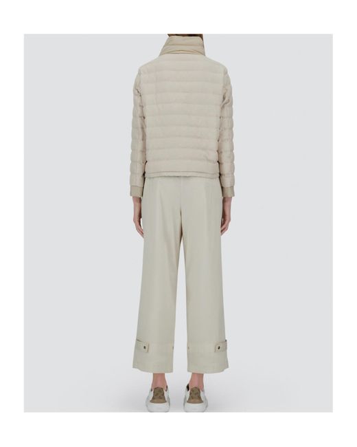 Herno Multicolor High Collar Padded Jacket