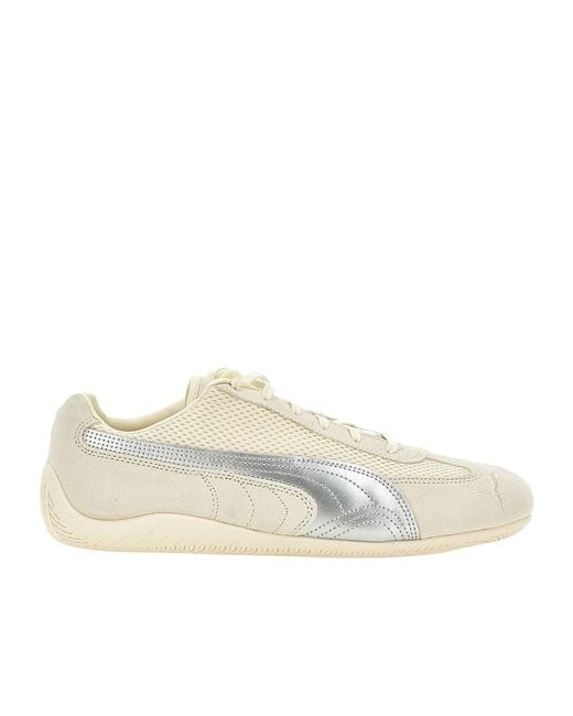 PUMA White Speedcat Premium Sneakers for men