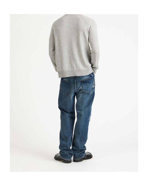 J.W. Anderson Gray Long-Sleeved Sweater for men