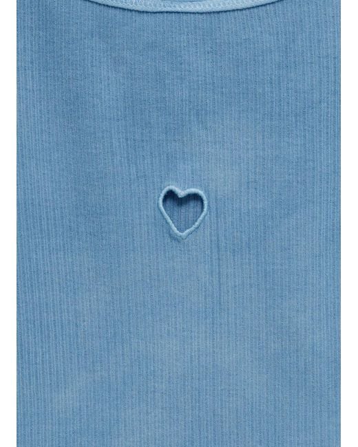 Baserange Blue Heart Top